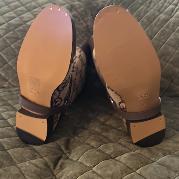 Gucci Knee-high Boots With Harness Euro size 38/US 8 Brown GG canvas Bo… - Picture 4 of 7
